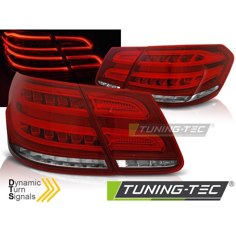 LED TAIL LIGHTS RED WHITE SEQ fits MERCEDES W212 E-KLASA 09-13, Classe E W212 / W207 coupé 