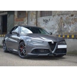 Maxton LAME DU PARE-CHOCS AVANT / SPLITTER V.1 ALFA ROMEO GIULIA VELOCE Gloss Black, AL-GI-1-VEL-FD1G Tuning.fr