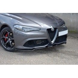 Maxton LAME DU PARE-CHOCS AVANT / SPLITTER V.1 ALFA ROMEO GIULIA VELOCE Gloss Black, AL-GI-1-VEL-FD1G Tuning.fr