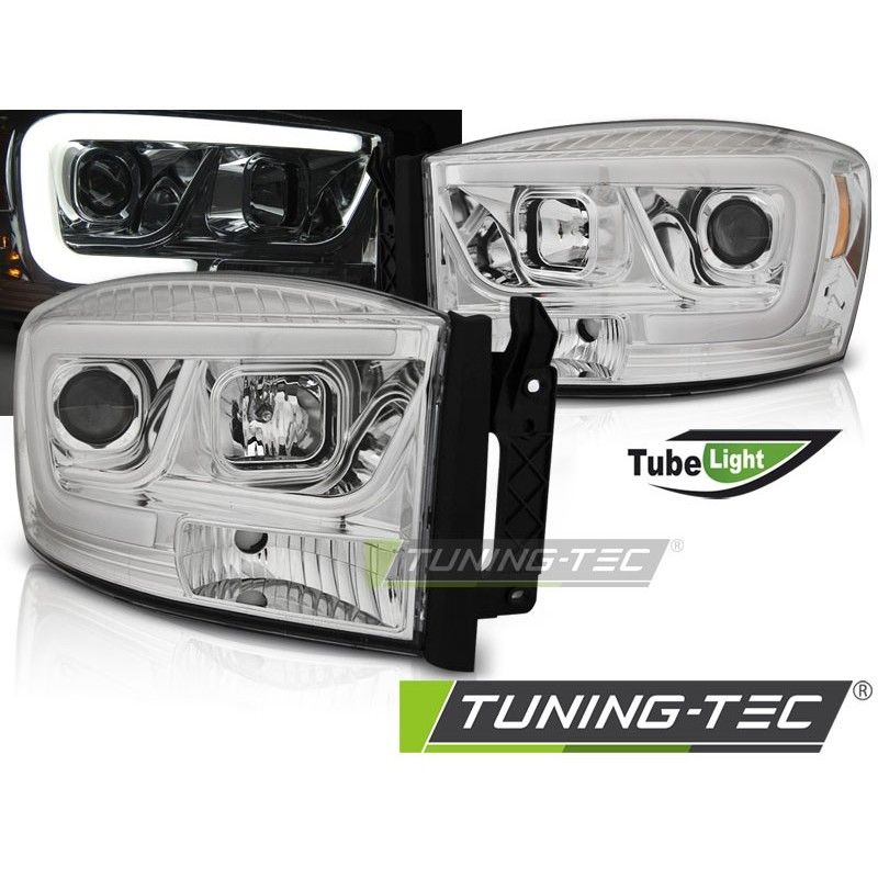 DODGE RAM 06-08 TUBE LIGHT CHROME, Dodge DODGE RAM 06-08 TUBE LIGHT CHROME, Dodge