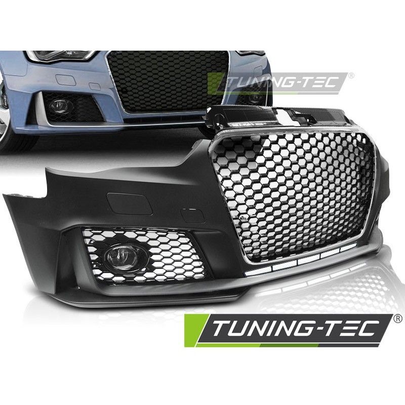 FRONT BUMPER SPORT CHROME BLACK fits AUDI A3 12-16, A3/S3/RS3 8V FRONT BUMPER SPORT CHROME BLACK fits AUDI A3 12-16, A3/S3/RS3 8V