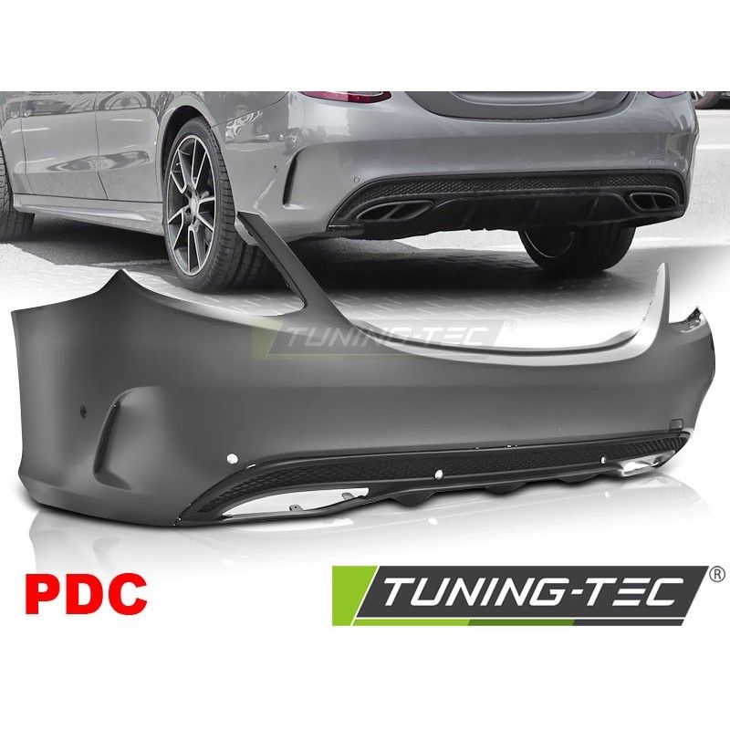 REAR BUMPER SPORT PDC fits MERCEDES W205 14-18, W205 REAR BUMPER SPORT PDC fits MERCEDES W205 14-18, W205