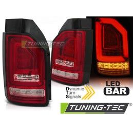 LED BAR TAIL LIGHTS RED WHIE SEQ fits VW T615-19 OEM BULB, Volkswagen