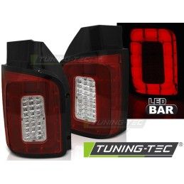 LED BAR TAIL LIGHTS RED WHIE fits VW T6 15-19 TRANSPORTER, Volkswagen
