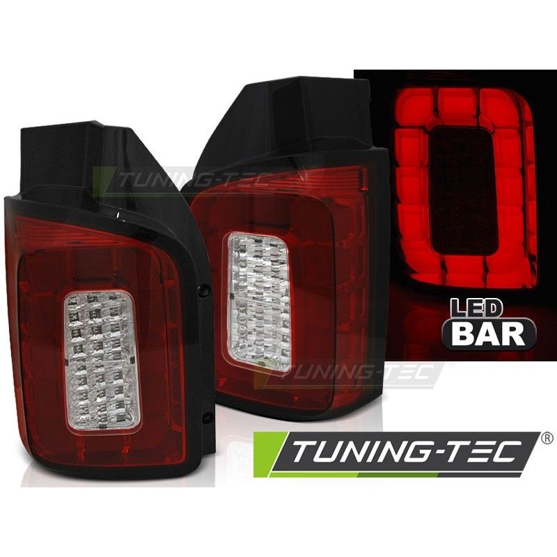 LED BAR TAIL LIGHTS RED WHIE fits VW T6 15-19 TRANSPORTER, Volkswagen LED BAR TAIL LIGHTS RED WHIE fits VW T6 15-19 TRANSPORTER, Volkswagen