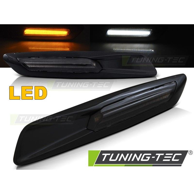 SIDE DIRECTION SMOKE GLOSSY BLACK LED F10 STYLE fits BMW E60/ E90/ E92/ E82, Bmw SIDE DIRECTION SMOKE GLOSSY BLACK LED F10 STYLE fits BMW E60/ E90/ E92/ E82, Bmw