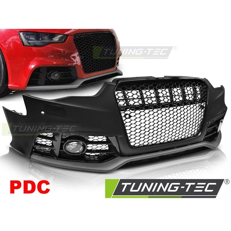 FRONT BUMPER SPORT BLACK PDC fits AUDI A5 11-16, Audi FRONT BUMPER SPORT BLACK PDC fits AUDI A5 11-16, Audi