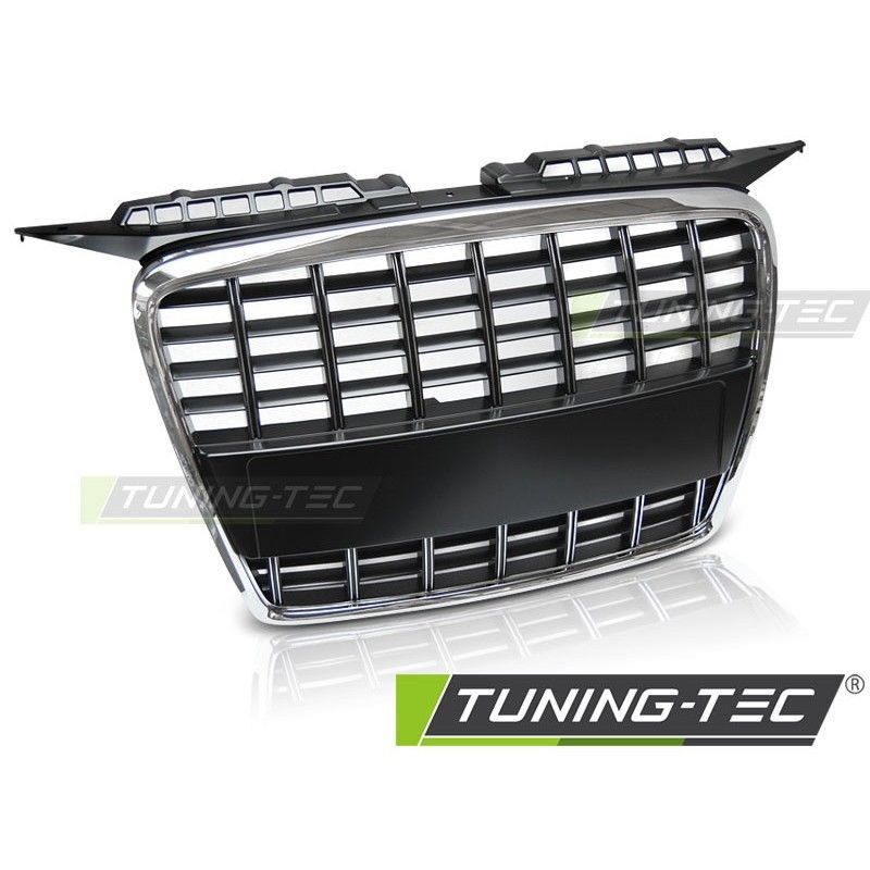 GRILLE SPORT CHROME BLACK fit AUDI A3 05-08, Audi GRILLE SPORT CHROME BLACK fit AUDI A3 05-08, Audi