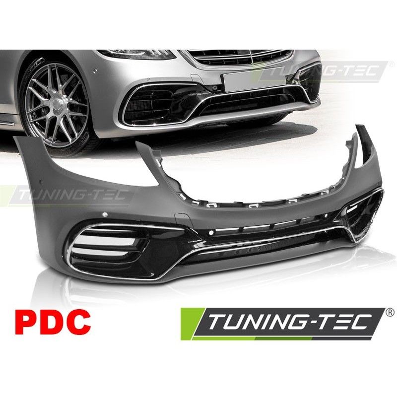 FRONT BUMPER SPORT PDC fits MERCEDES S-KLASA W222 18-, Mercedes FRONT BUMPER SPORT PDC fits MERCEDES S-KLASA W222 18-, Mercedes