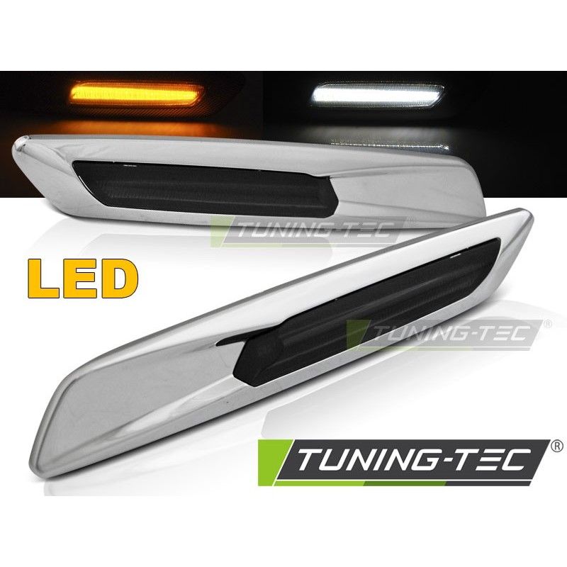 SIDE DIRECTION SMOKE SILVER LED F10 STYLE fits BMW E60/ E90/ E92/ E82, Bmw SIDE DIRECTION SMOKE SILVER LED F10 STYLE fits BMW E60/ E90/ E92/ E82, Bmw
