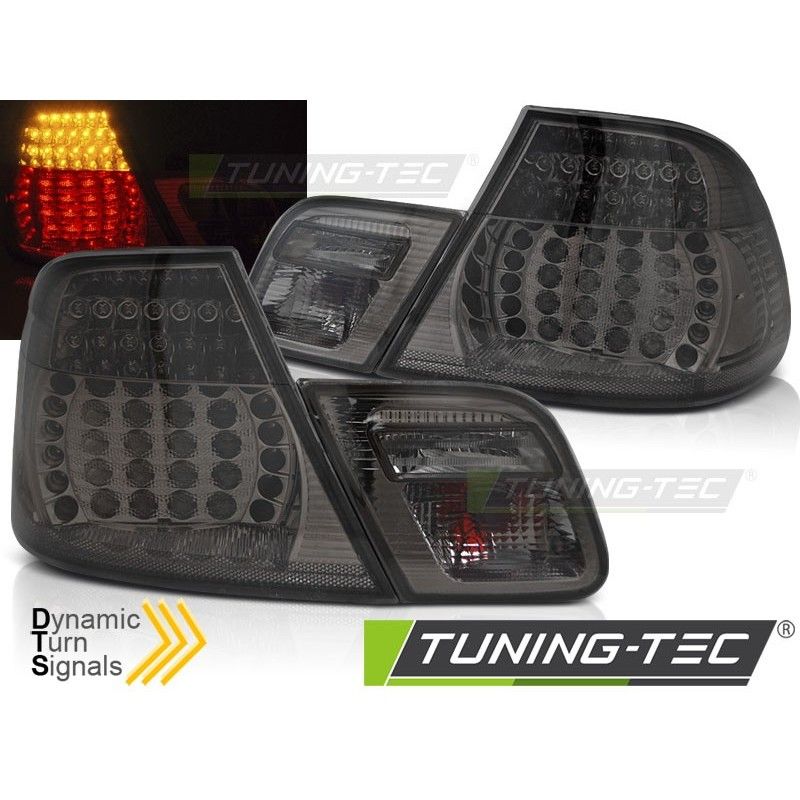 LED TAIL LIGHTS SMOKE SEQ fits BMW E46 04.99-03.03 COUPE, Bmw LED TAIL LIGHTS SMOKE SEQ fits BMW E46 04.99-03.03 COUPE, Bmw