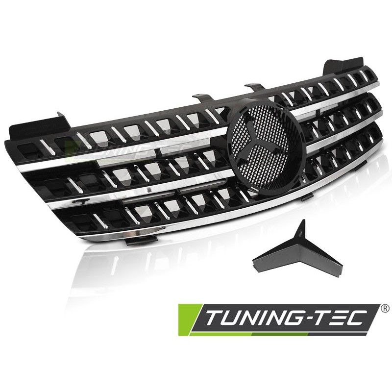 GRILLE SPORT BLACK CHROME fits MERCEDES W164 05-08, Mercedes GRILLE SPORT BLACK CHROME fits MERCEDES W164 05-08, Mercedes