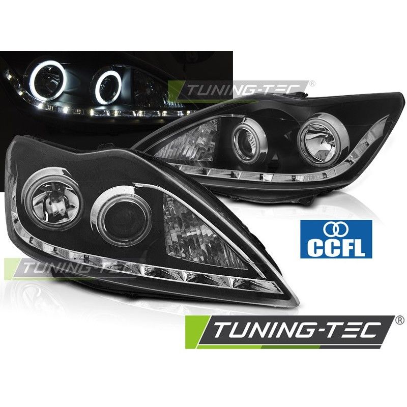 FORD FOCUS II 02.08-10 ANGEL EYES CCFL BLACK, Ford FORD FOCUS II 02.08-10 ANGEL EYES CCFL BLACK, Ford