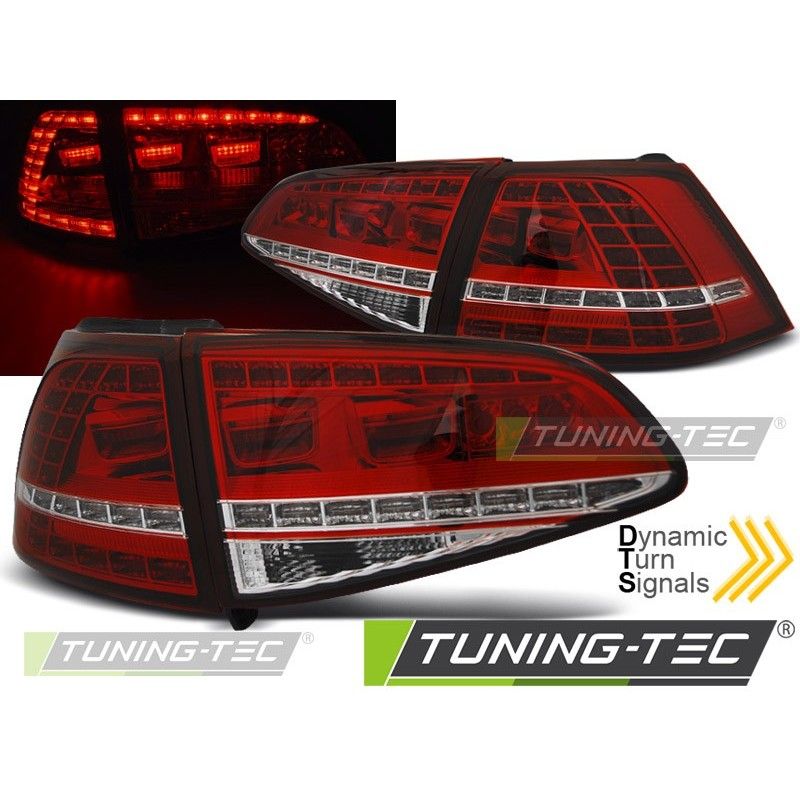 LED TAIL LIGHTS SPORT RED WHITE SEQ fits VW GOLF 7 13-17, Volkswagen LED TAIL LIGHTS SPORT RED WHITE SEQ fits VW GOLF 7 13-17, Volkswagen