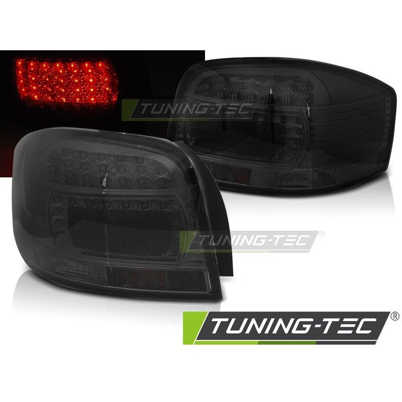 LED TAIL LIGHTS SMOKE fits AUDI A3 05.03-08, Audi LED TAIL LIGHTS SMOKE fits AUDI A3 05.03-08, Audi