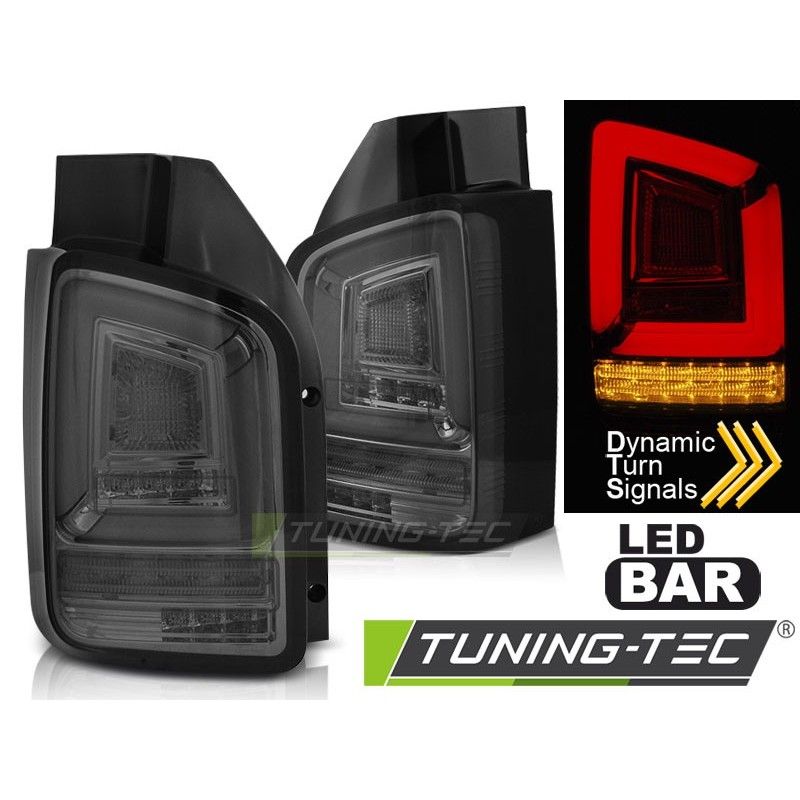 LED BAR TAIL LIGHTS SMOKE SEQ fits VW T5 04.03-09, Volkswagen LED BAR TAIL LIGHTS SMOKE SEQ fits VW T5 04.03-09, Volkswagen