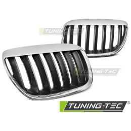 GRILLE BROWS CHROME BLACK fits BMW X5 E53 LCI 04-06, Bmw