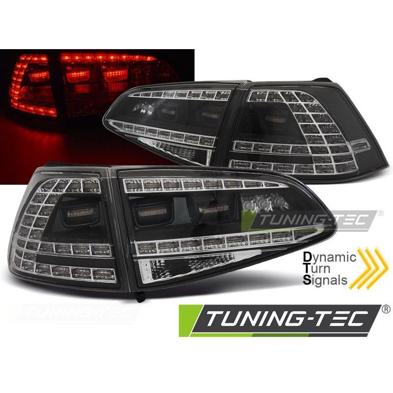 LED TAIL LIGHTS SPORT BLACK SEQ fits VW GOLF 7 13-17, Volkswagen LED TAIL LIGHTS SPORT BLACK SEQ fits VW GOLF 7 13-17, Volkswagen