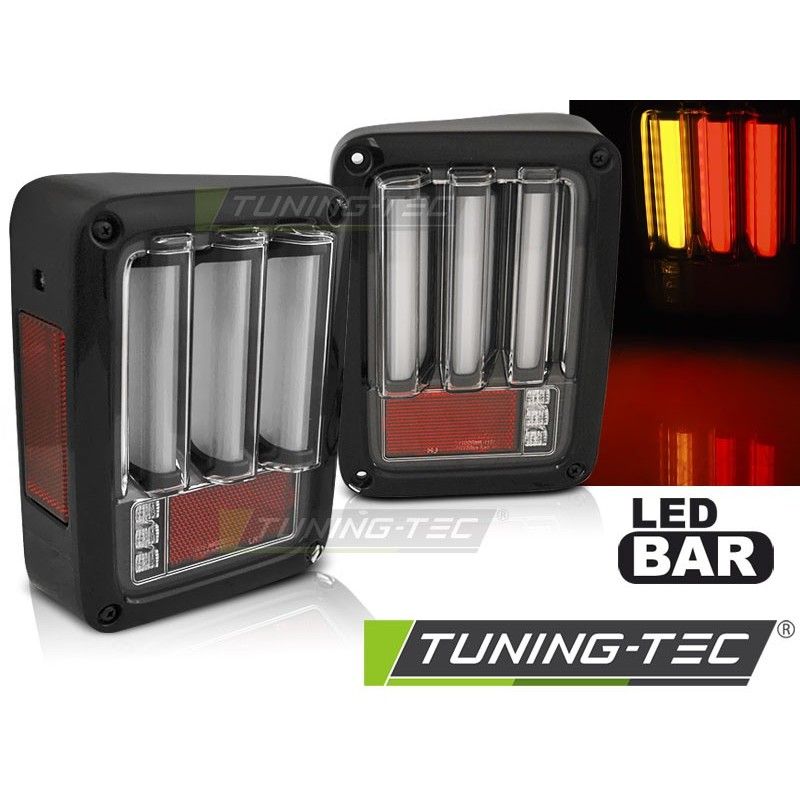 CHRYSLER JEEP WRANGLER JK 07-18 LED BAR BLACK, Jeep