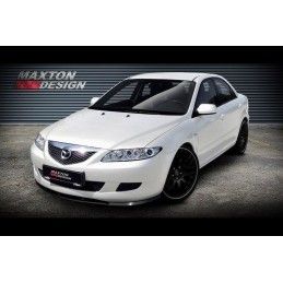 Maxton LAME DE PARE-CHOCS AVANT MAZDA 6 MK1 AVANT FACELIFT (2002-2005) Gloss Black, MA-6-1-FD1G Tuning.fr