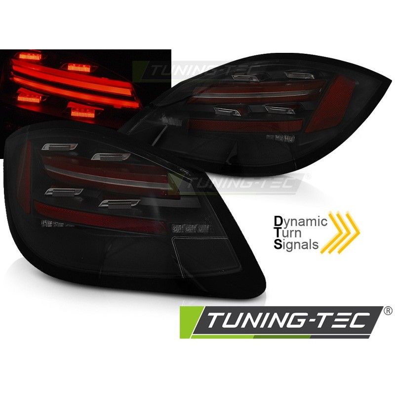 LED BAR TAIL LIGHTS BLACK SMOKE SEQ fits PORSCHE BOXSTER / CAYMAN 987 09-12, Boxster LED BAR TAIL LIGHTS BLACK SMOKE SEQ fits PORSCHE BOXSTER / CAYMAN 987 09-12, Boxster
