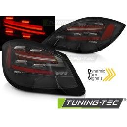 LED BAR TAIL LIGHTS BLACK SEQ fits PORSCHE BOXSTER / CAYMAN 987 09-12, Boxster
