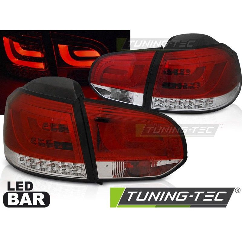LED BAR TAIL LIGHTS RED WHIE fits VW GOLF 6 10.08-12, Volkswagen LED BAR TAIL LIGHTS RED WHIE fits VW GOLF 6 10.08-12, Volkswagen