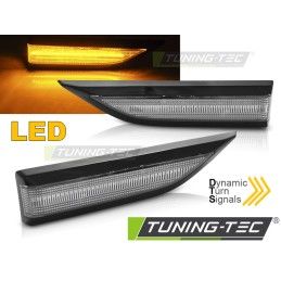 SIDE DIRECTION BLACK WHITE LED SEQ fits VW T6 15-19, Volkswagen