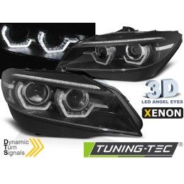 XENON HEADLIGHTS LED DRL BLACK SEQ fits BMW Z4 E89 09-13, Bmw