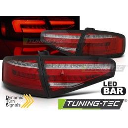 LED BAR TAIL LIGHTS RED WHIE SEQ fits AUDI A4 B8 12-15 SEDAN OEM LED, Audi