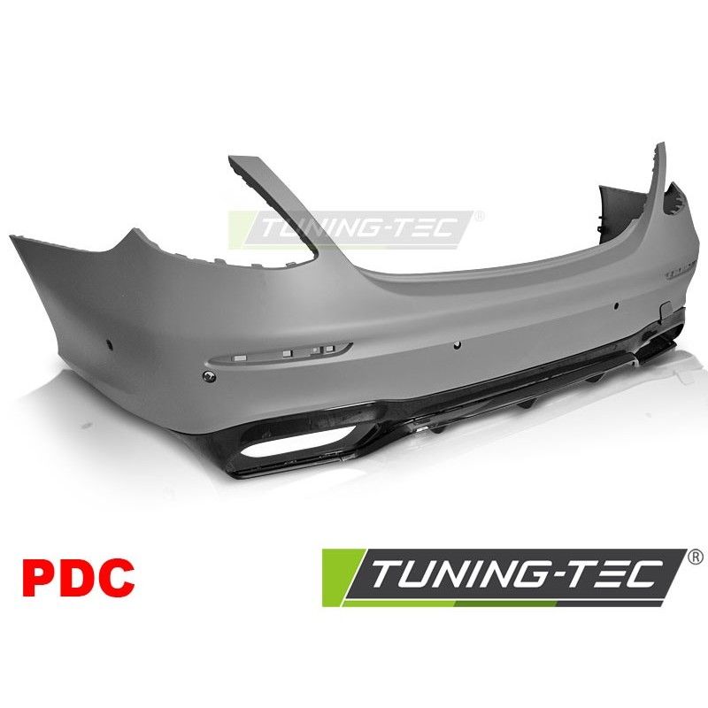 REAR BUMPER SPORT PDC fits W213 16-19 4D, Mercedes REAR BUMPER SPORT PDC fits W213 16-19 4D, Mercedes