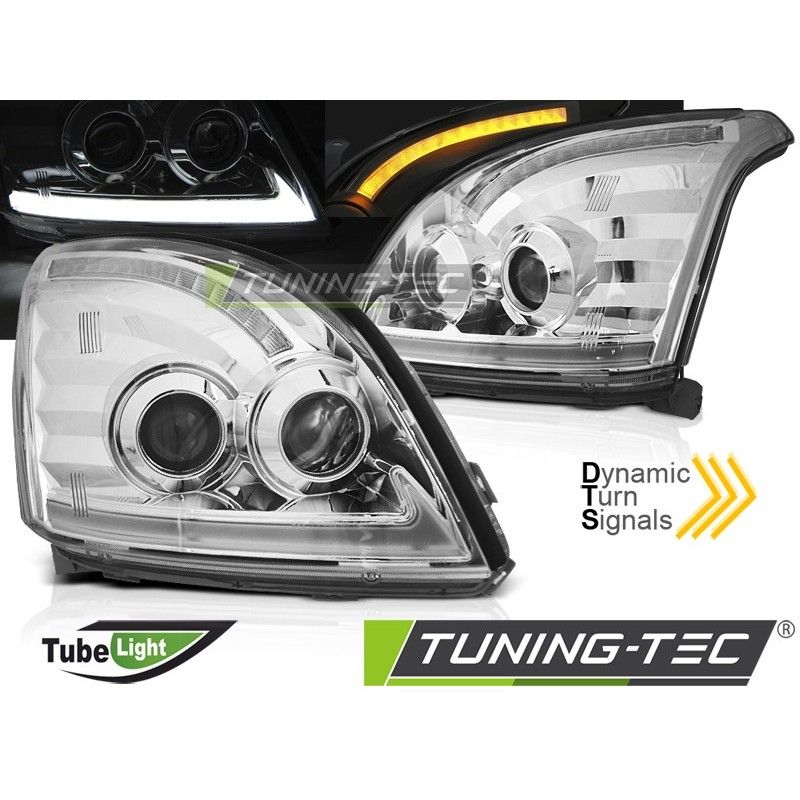 TOYOTA LAND CRUISER 120 03-09 TUBE LIGHT SEQ LED CHROME, Toyota TOYOTA LAND CRUISER 120 03-09 TUBE LIGHT SEQ LED CHROME, Toyota