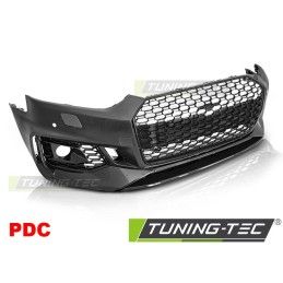 FRONT BUMPER SPORT BLACK PDC fits AUDI A5 16-19, Audi