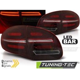 LED BAR TAIL LIGHTS RED WHIE SEQ fits PORSCHE CAYENNE 10-15, Porsche