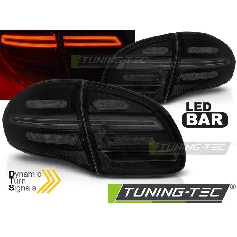 LED BAR TAIL LIGHTS SMOKE SEQ fits PORSCHE CAYENNE 10-15, Porsche LED BAR TAIL LIGHTS SMOKE SEQ fits PORSCHE CAYENNE 10-15, Porsche
