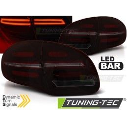 LED BAR TAIL LIGHTS RED SMOKE SEQ fits PORSCHE CAYENNE 10-15, Porsche
