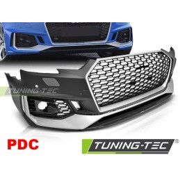 FRONT BUMPER SPORT SILVER BLACK PDC fits AUDI A4 B9 08.15-19 , Audi