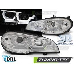 HEADLIGHTS TUBE LIGHT DRL CHROME fits BMW X5 E70 07-13, Bmw