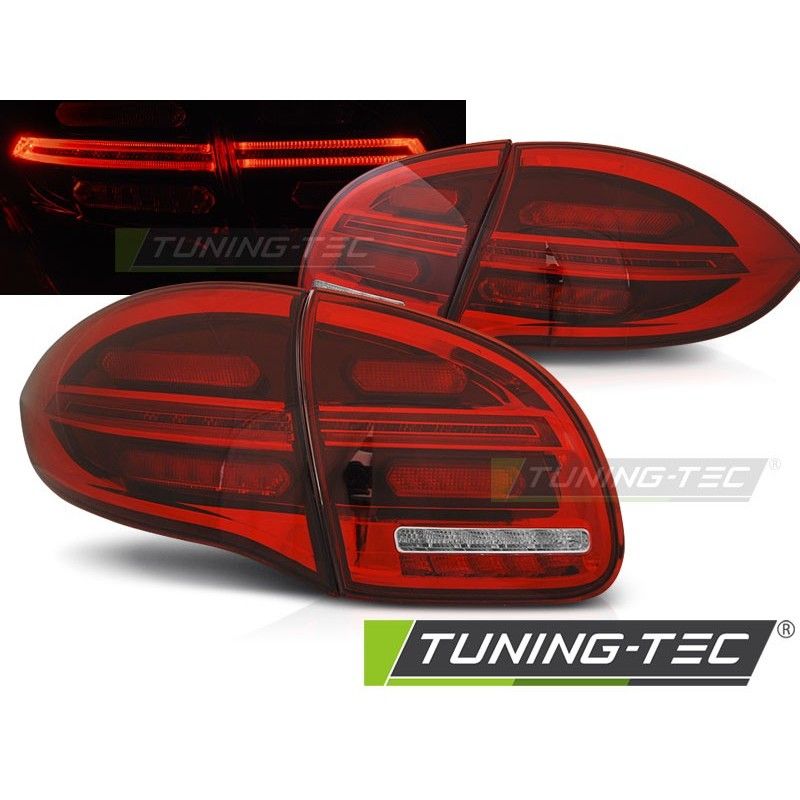 LED TAIL LIGHTS RED WHITE fits PORSCHE CAYENNE 10-15, Porsche LED TAIL LIGHTS RED WHITE fits PORSCHE CAYENNE 10-15, Porsche