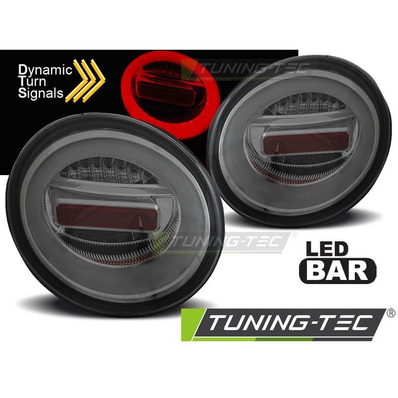 LED BAR TAIL LIGHTS SMOKE SEQ fits VW NEW BEETLE 10.98-05, Volkswagen LED BAR TAIL LIGHTS SMOKE SEQ fits VW NEW BEETLE 10.98-05, Volkswagen