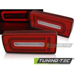 LED TAIL LIGHTS RED WHITE fits MERCEDES W463 G-CLASS 07-17, Mercedes