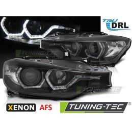 XENON HEADLIGHTS ANGEL EYES LED DRL BLACK AFS fits BMW F30/F31 10.11 - 05.15, Bmw