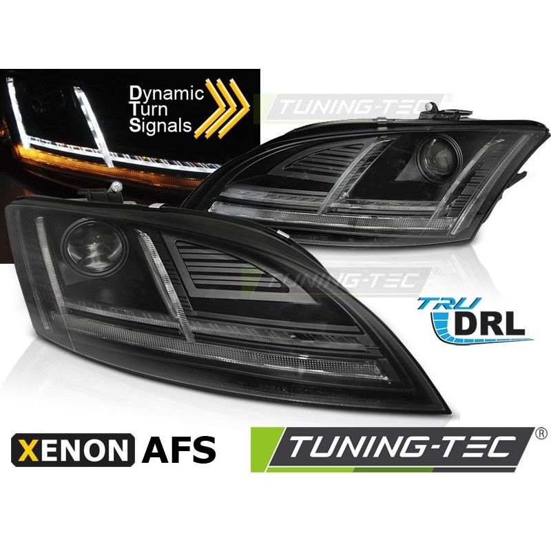 XENON HEADLIGHTS LED DRL BLACK SEQ fits AUDI TT 10-14 8J with AFS, Audi XENON HEADLIGHTS LED DRL BLACK SEQ fits AUDI TT 10-14 8J with AFS, Audi