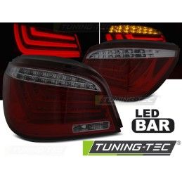 LED BAR TAIL LIGHTS RED SMOKE fits BMW E60 LCI 07-10, Bmw