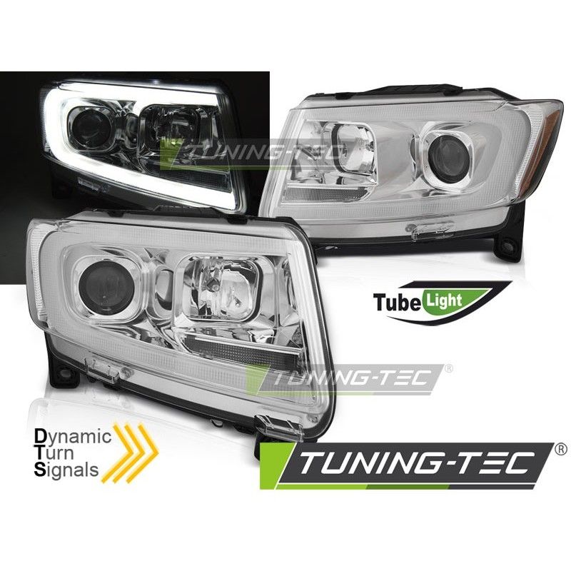CHRYSLER JEEP GRAND CHEROKEE 11-13 CHROME TUBE LIGHT SEQ, Jeep