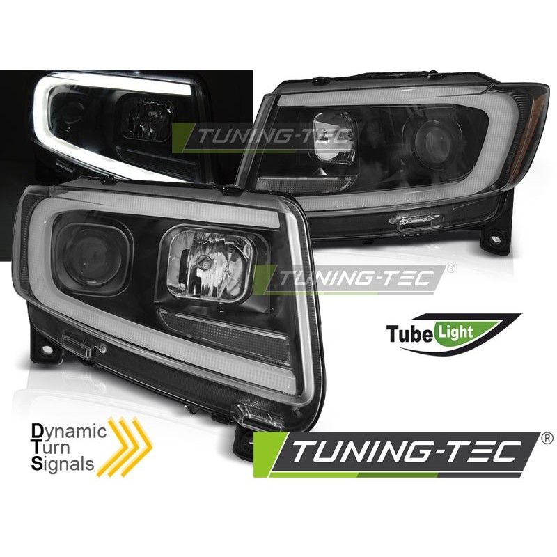 CHRYSLER JEEP GRAND CHEROKEE 11-13 BLACK TUBE LIGHT SEQ, Jeep