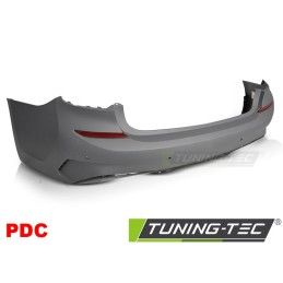 REAR BUMPER PERFORMANCE STYLE PDC GLOSSY BLACK -O--O-fits BMW G20 19-22, Bmw