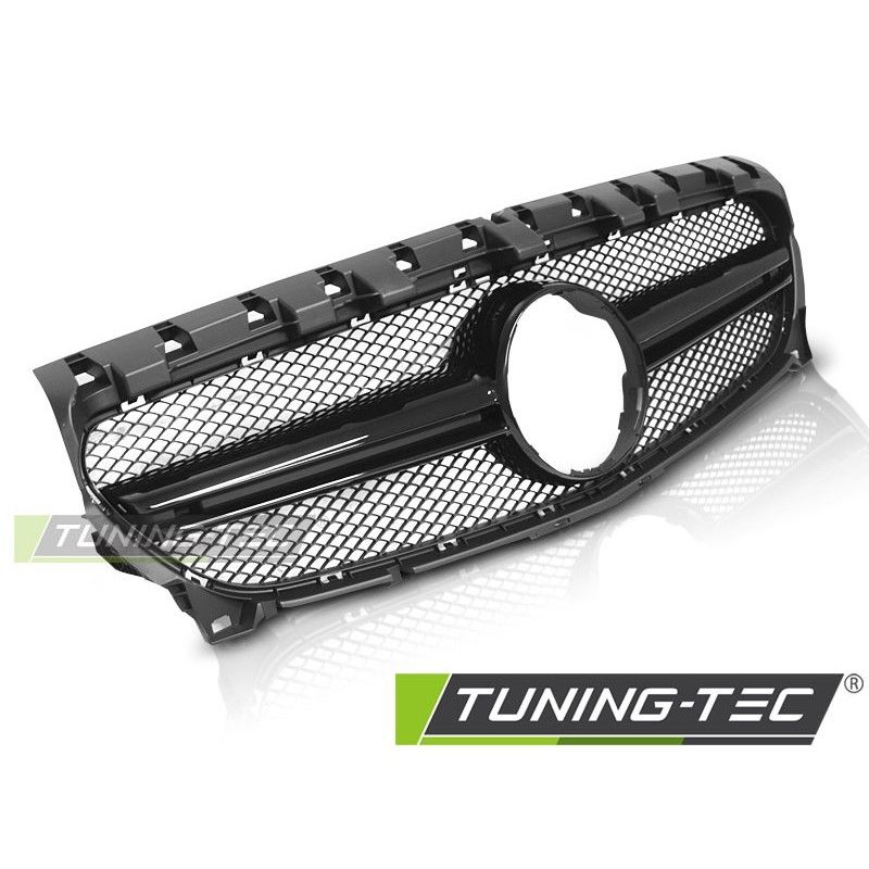 GRILL GLOSSY BLACK SPORT STYLE fits MERCEDES CLA W117 13-19, Mercedes GRILL GLOSSY BLACK SPORT STYLE fits MERCEDES CLA W117 13-19, Mercedes