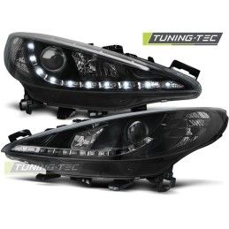 PEUGEOT 207 05.06-06.12 DAYLIGHT BLACK W/MOTOR, Peugeot