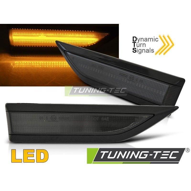SIDE DIRECTION SEQ BLACK SMOKE fits VW CADDY 15-, Volkswagen SIDE DIRECTION SEQ BLACK SMOKE fits VW CADDY 15-, Volkswagen